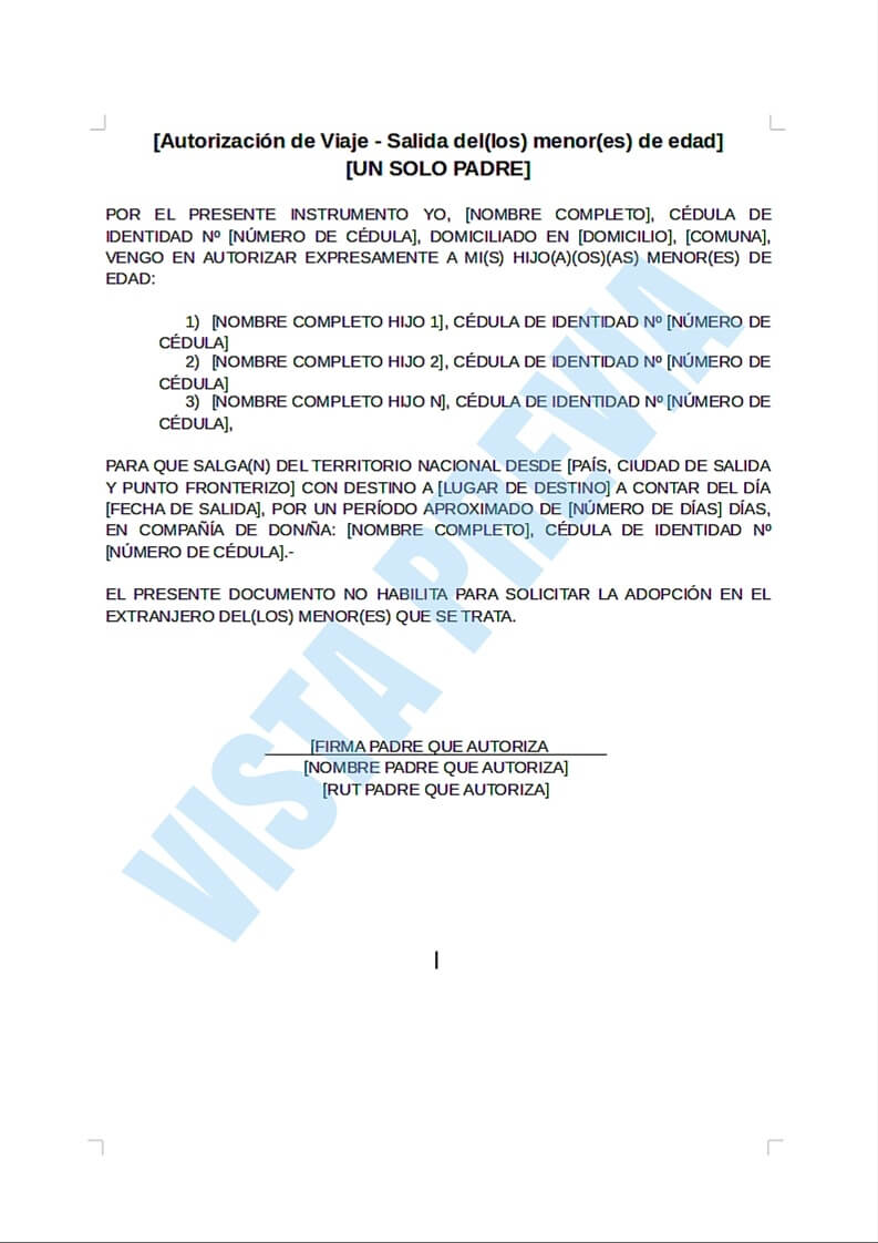 autorizacion judicial para salir del pais niГ±os colombia