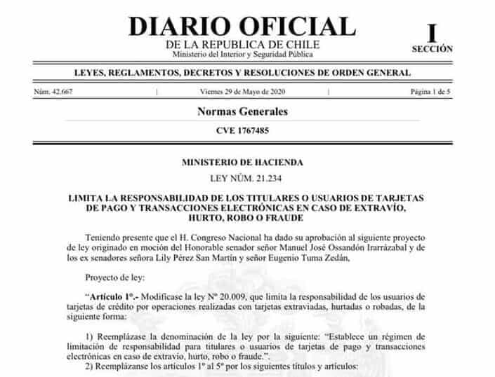 diario-oficial-ley-extravio-hurto-robo-fraude-tarjeta
